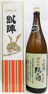 Amazon.co.jp: 日本酒 悦 凱陣 山廃純米無ろ過生 瀬尾米 カートン